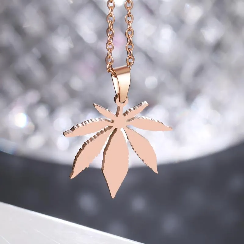 DOTIFI 316L Stainless Steel Necklace For Women Man Choker Pendant Rose Gold Necklaces Engagement Jewelry