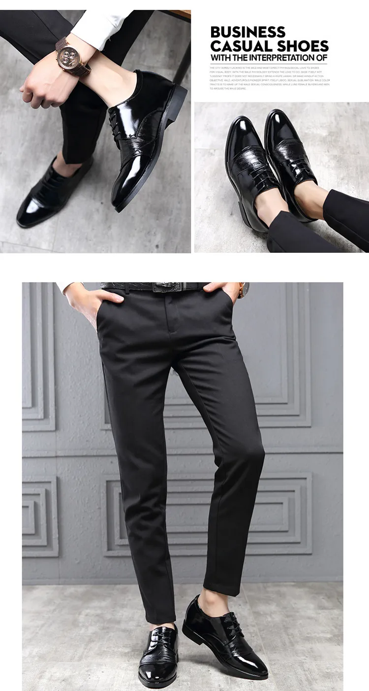 Mens Leather Formal Elevator Male Dress Shoes With Pointed Toe And 6 CM  Height Increase Perfect For Weddings And Events From Dongzhi11, $30.05 |  DHgate.Com