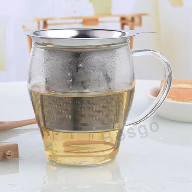YHT Infusore Per Tè Sfuso A Sfera - Acciaio Inox 304 Con Catena - Filtro A Rete Fine - 2