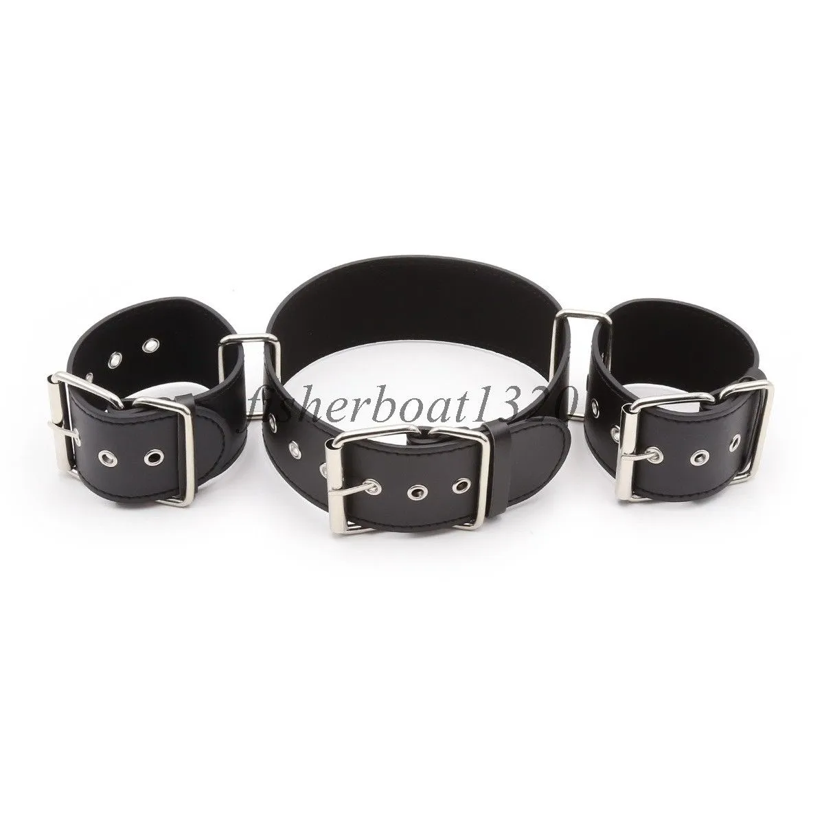 Bondage Faux Leather Restraints Belt midje handled hand manschetter förspel slavparty leksak A87