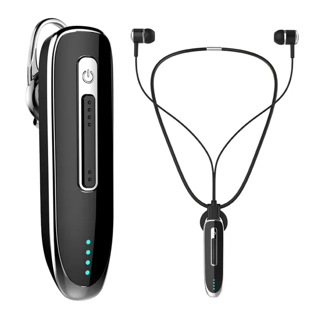 300mAh Sport Stereo Mini Wireless Bluetooth Headset Necklace