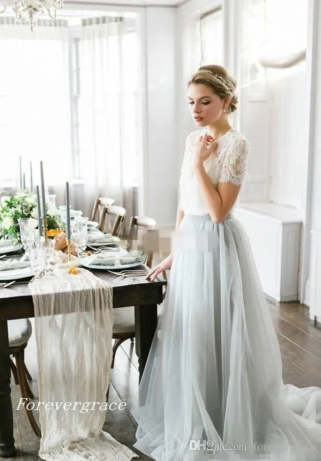 Bohemian Bridesmaid Dress Vintage Lace Top Plus Size Garden Wedding Party  Gown Custom Made Maid Of Honor Country Style From Forevergrace, $78.09 |  DHgate.Com