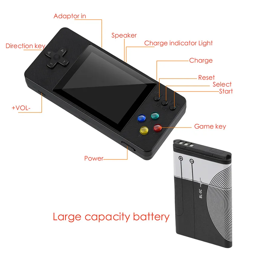 sup handheld game machine m3 charging