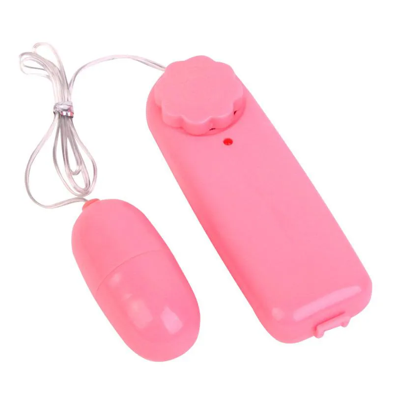 Rosa dell'uovo di salto del vibratore del sesso Pallottola clitorideo G Spot Stimolanti sesso di vibrazione gioca per le donne, prodotti adulti