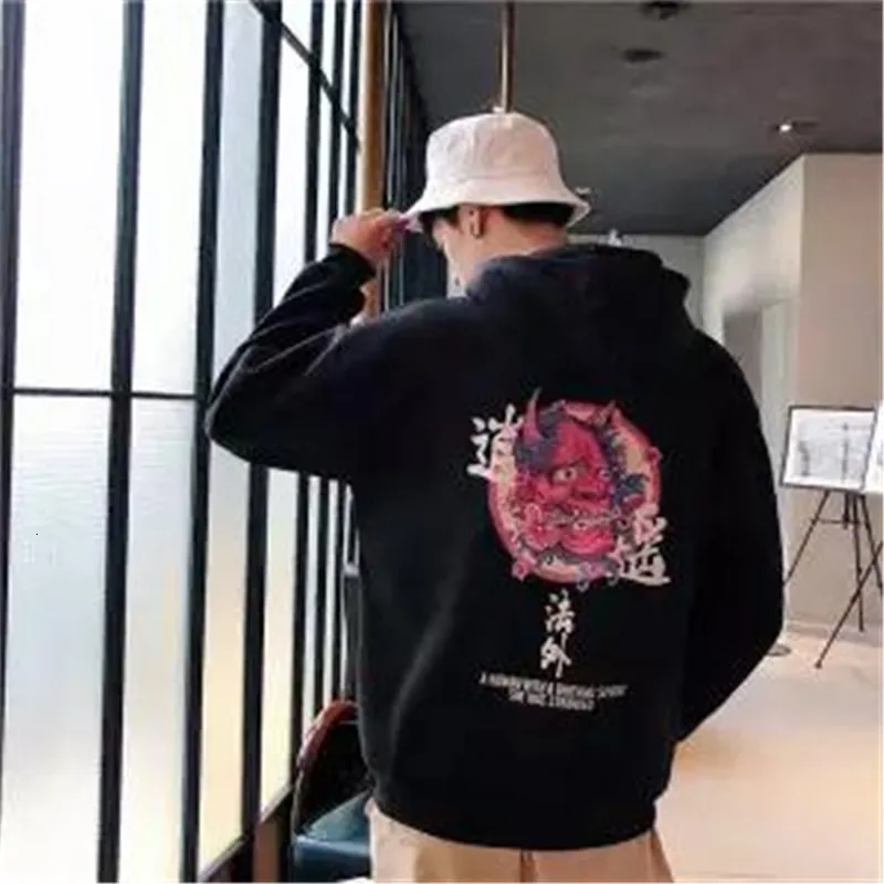 Harajuku Wu Tang Hoodie Mens Casual Black Hip Hop Japan Print Streetwear Top Coat For Winter 5XL Size V191019 From Huafei02 12.59 DHgate.Com