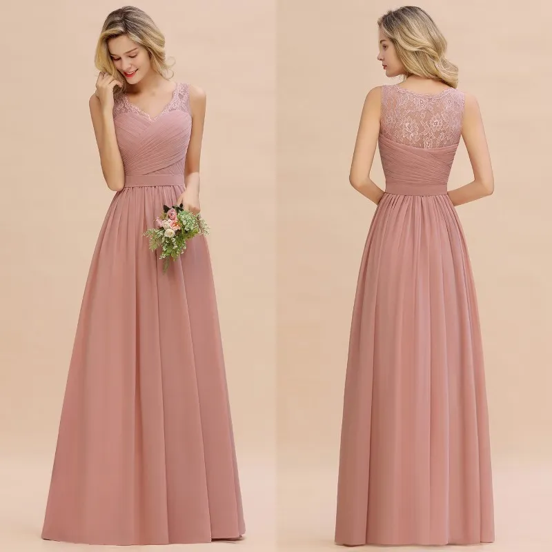 Nouveauté robes De demoiselle d'honneur rose 2020 Spaghetti sangle couleur bonbon robe sirène robe De soirée De mariage robes De Fiesta cps1365