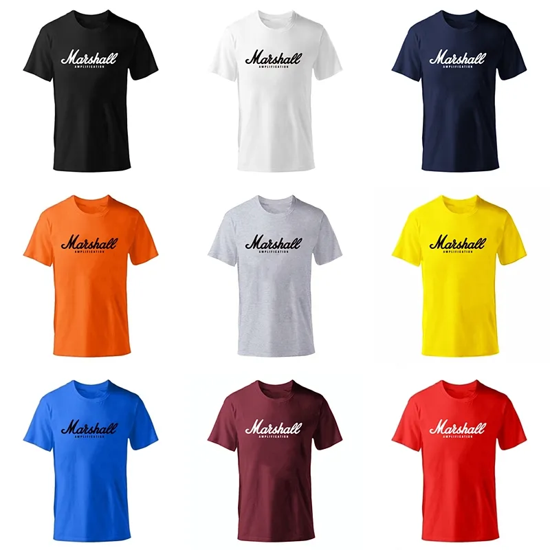 Plus Size Mode T-shirt voor Mens Tops Tee Shirts Brief Print Muziek T-shirts Jongens Korte Mouw T-shirt 100% katoen