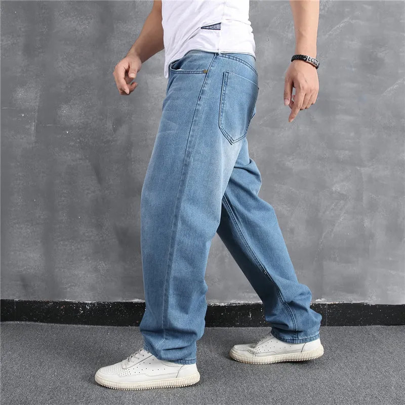 Men's Jeans Baggy Loose Denim Hip-Hop Rap Skateboard Fashion Pants  Streetwear