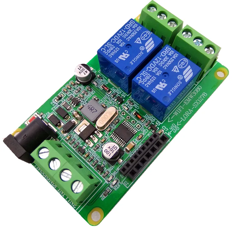 Modbus RTU 2 Way WIFI Relay LORA Wireless Relay 12V 24V With WIFI