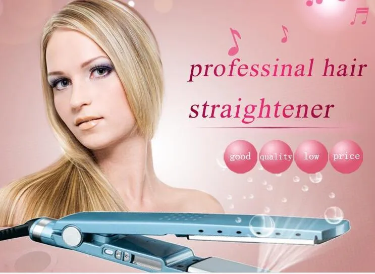 2019 chirstmas NOVO! PRO Na-Não! TITANIUM 1 1/4 placa Flat Iron Ionic cabelo Straightener navio rápido