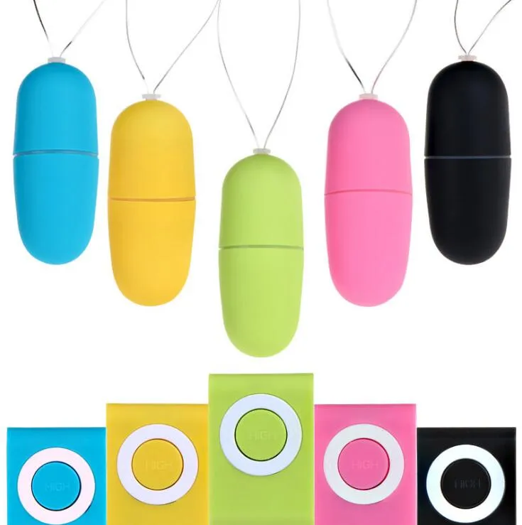 Uovo vibrante wireless remoto MP3, 20 modalità 5 colori telecomando portatile impermeabile vibratore MP3 wireless vibratore uovo clitorideo