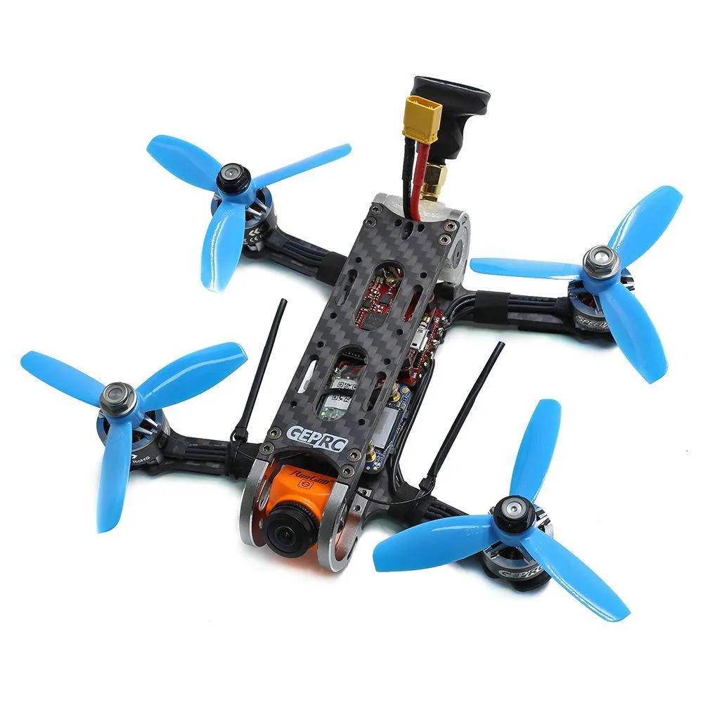 Drone de course gerpc GEP-CX Cygnet 3 Pro 145mm FPV avec F4 20A 48CH 200mW VTX RunCam Split Mini 2 BNF-récepteur Frsky R9MM