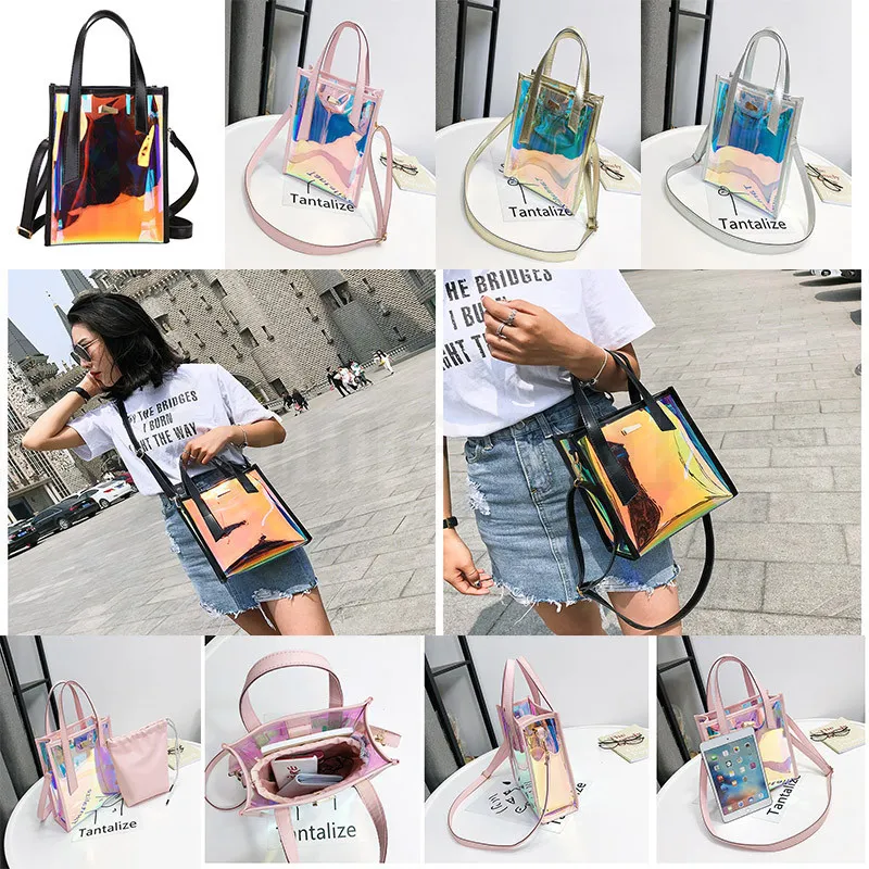 Bolsos Cruzados Para Mujer 2019, Bolsos Transparentes Con Láser, Bolso De  Hombro De Estilo Coreano A La Moda Para Mujer, Bolso De Playa Impermeable  De PVC Dc701 De 8,25 €