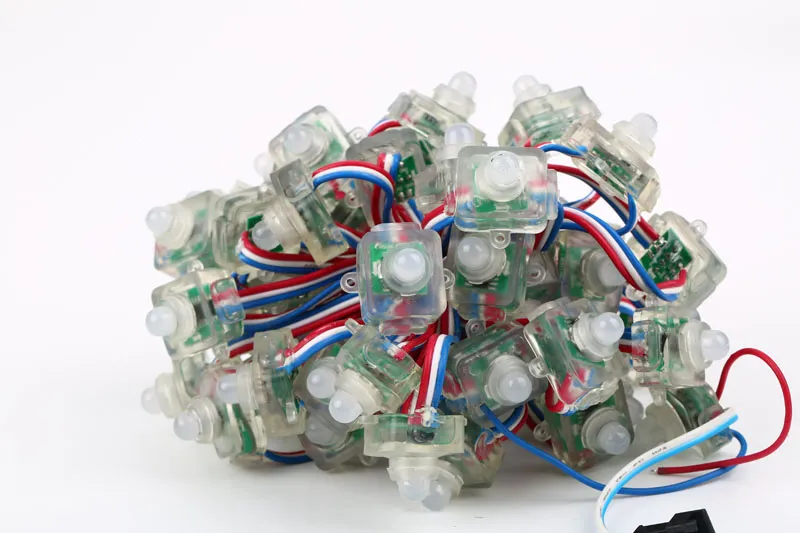 String WS2811 RGB LED Pixel Light Module 5V DC Waterproof Addressable For DIY Projects Home Decor Christmas Lights From Huanuomei 13.25 DHgate.Com