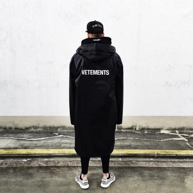West Coast Hip Hop Fashion Oversized Windbreaker With Letter