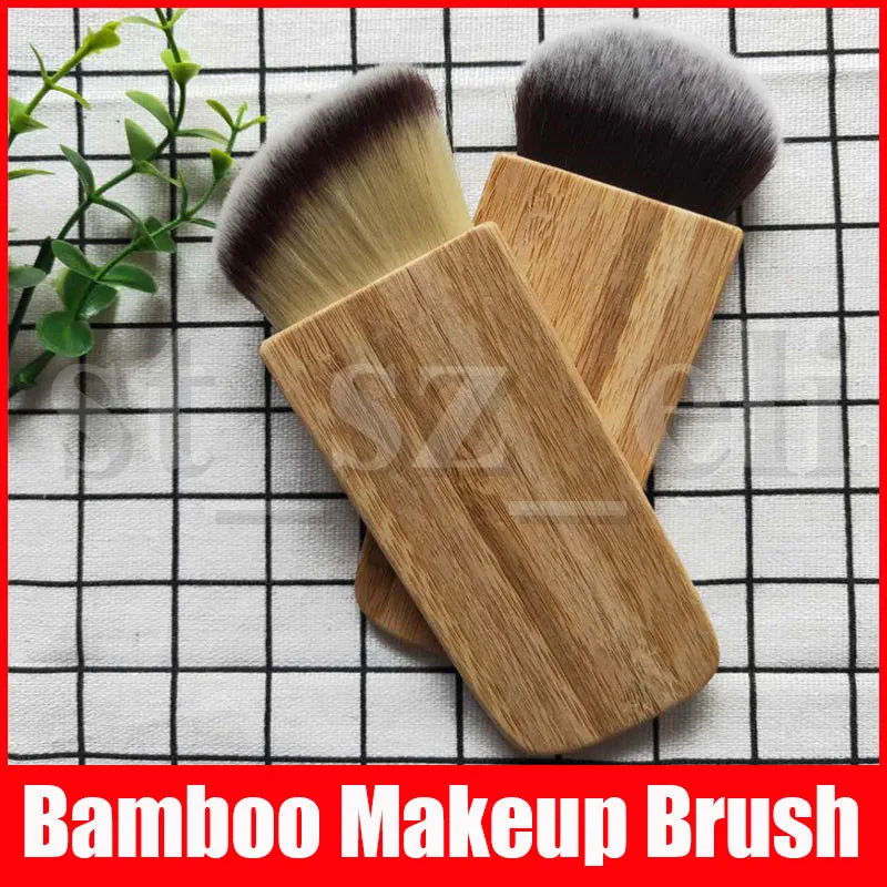 Moda professionale Bamboo Handle Blush Pennelli cosmetici compone la spazzola Per le donne strumento di bellezza