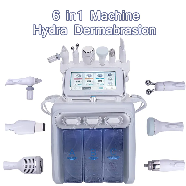 صالون لآلة التخسيس يريد أكوا الوجه 6 in1 رذاذ الأوكسجين الجلدي المائي مع RF Bio Lifting Spa Hydromargarrasion