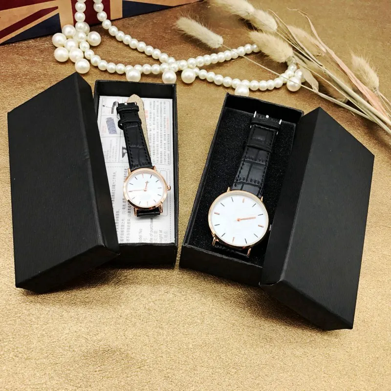 Cajas de reloj largas Cajas de regalo para hombres Mujeres Pulsera de  vigilancia Black Color 13x 6x 3.2cm