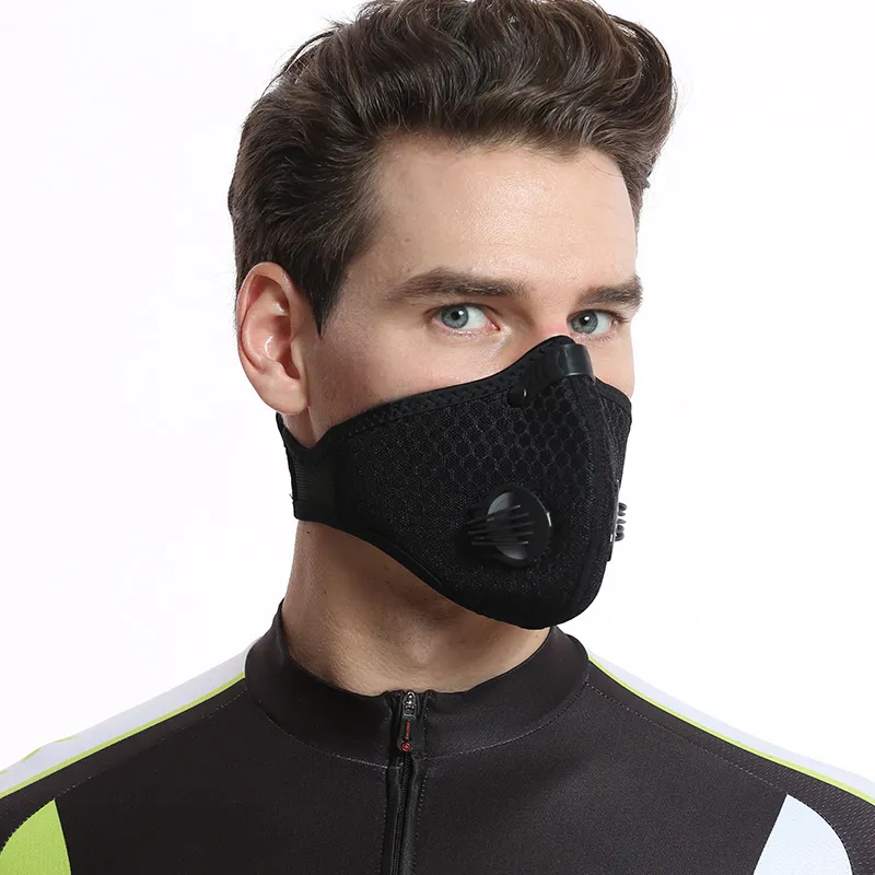 Masque antipollution pour entraînement vélo et cyclisme sur route