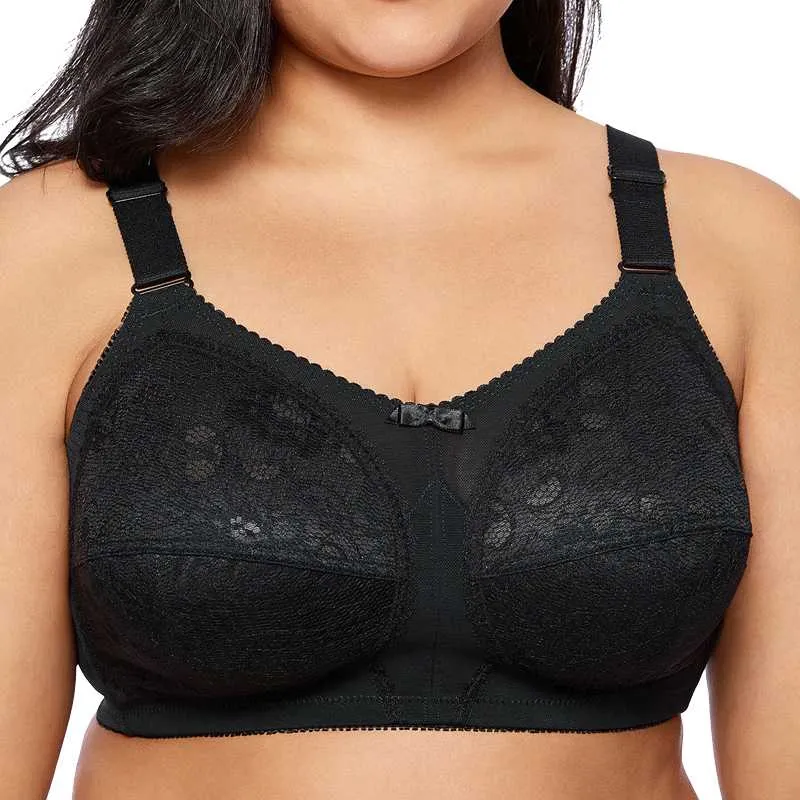 34 42 44 Bra B C D DD E Drop Ship Womens Plus Size Non Padded Underwear  Lingerie Full Coverage Lace Unlined Firm Comfort Support From Cover3127,  $42.94