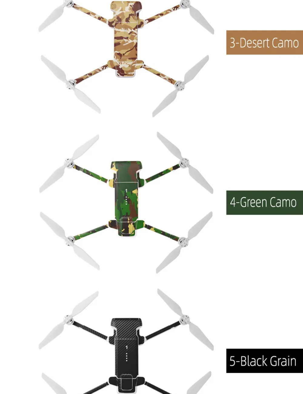 Sunnylife Expansion Tillbehör Avtagbara PVC-klistermärken för FIMI X8 SE RC Drone - Scrawl