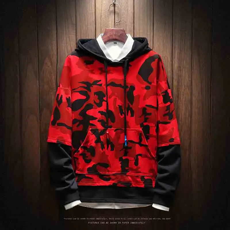 Spring Mens Camouflage Hoodies Pullover Fitness Bodybuilding Jacket ...