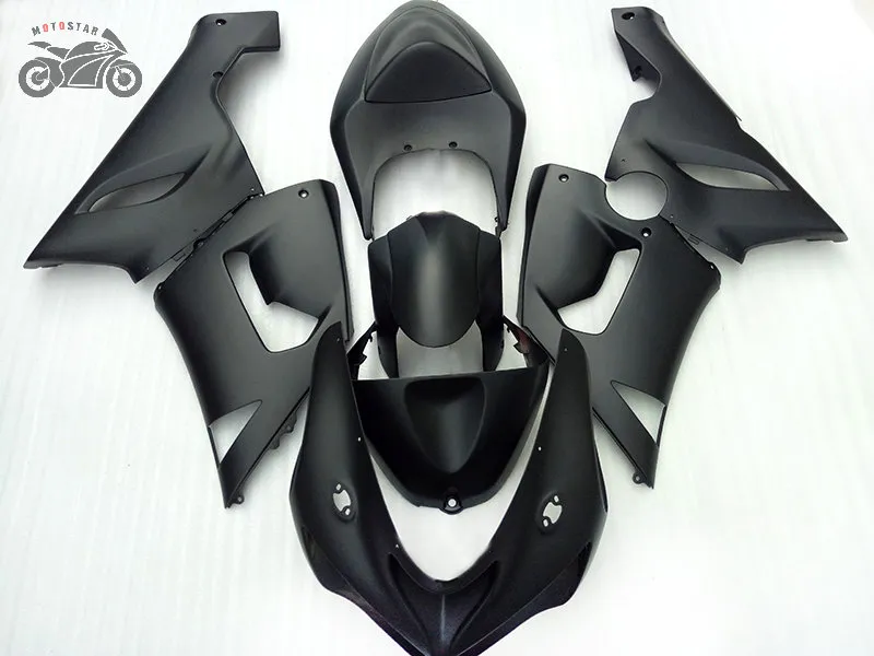 ABS plastic fairings kit for Kawasaki Ninja ZX-6R 2005 2006 ZX6R 636 05 06 ZX 6R matte black bodywork fairing kits