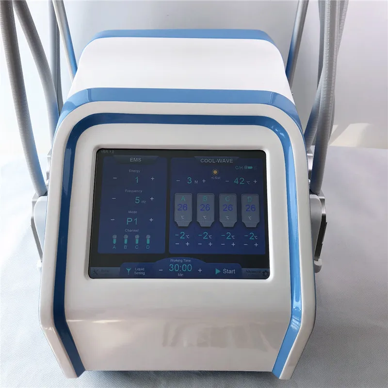 Portable mini cryolipolyse congélation des graisses EMS perte de poids cryolipolyse machine cool pad système de congélation des graisses