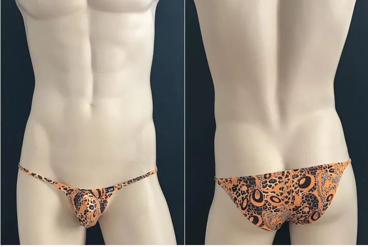 Mens Leopard Print One Sided Male Thong With G Strings And Elastic  Waistband Sexy And Fashionable T Back Underwear S923 From Ruiqi06, $9.44