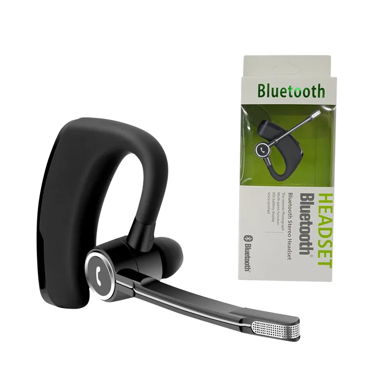 Lymoc V8S Business Bluetooth Auricular inalámbrico Coche Bluetooth V4.1  Teléfono manos libres MIC Música para