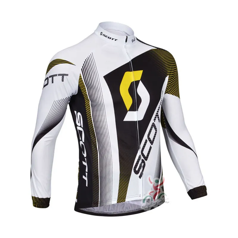 Spring/Autum SCOTT Pro team Bike Men's Cycling Long Sleeves jersey Road Racing Shirts Riding Bicycle Tops Breathable Outdoor Sports Maillot S21041992