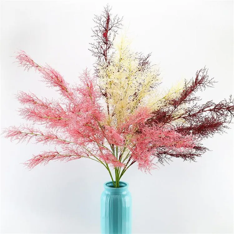 Fake Long Stem Misty Flower Simulation Coral Branch Plastic Greenery