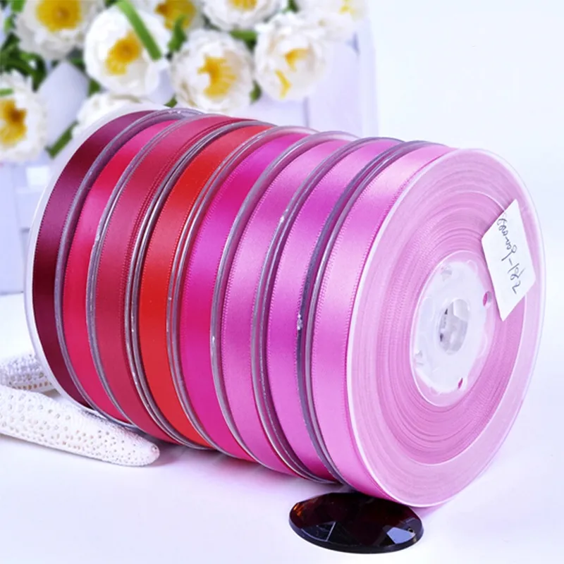 38 mm bredd 100yarder dubbla ansikten satinband för DIY Bow Craft Ribbons Card Gift Party Wedding Decorations Supplies206s