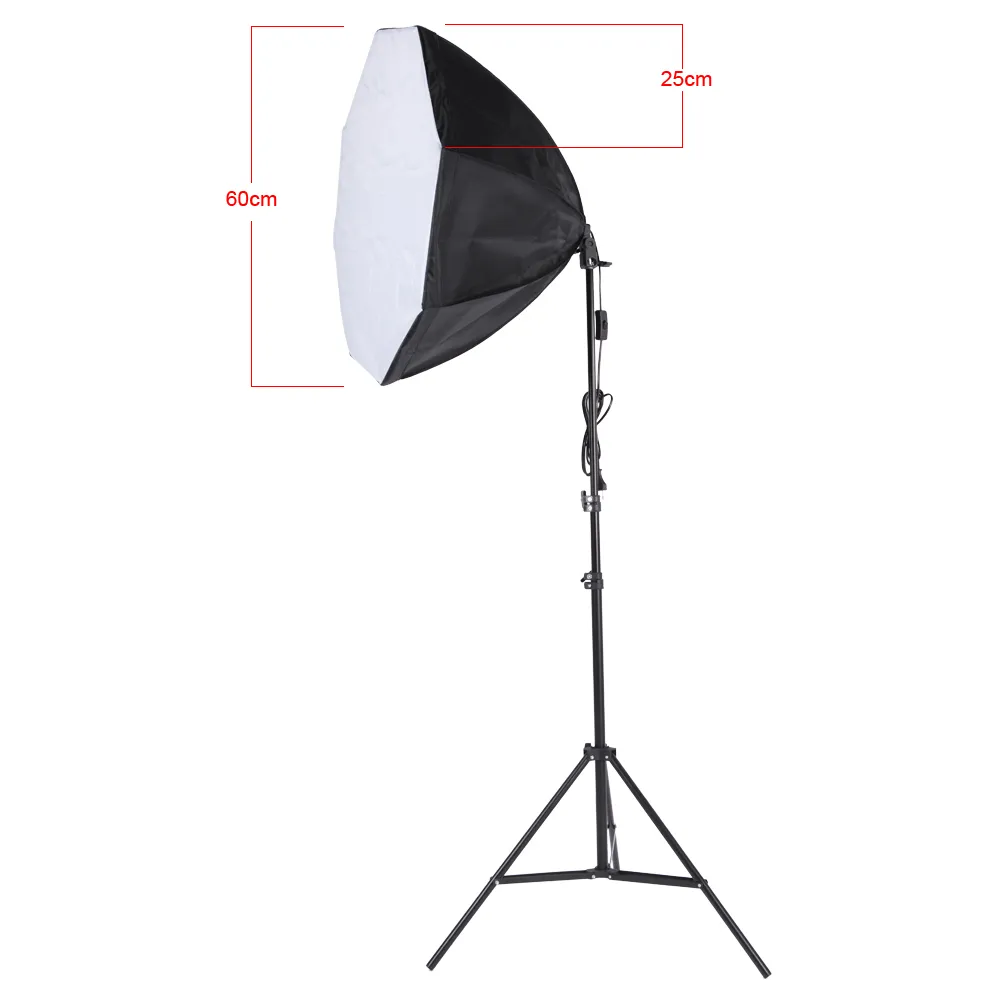 Photography Studio Lighting Kit Softbox Photo Studio Video Utrustning Bakgrund SoftBox Cantilever Light Stand Lampor Bärväska