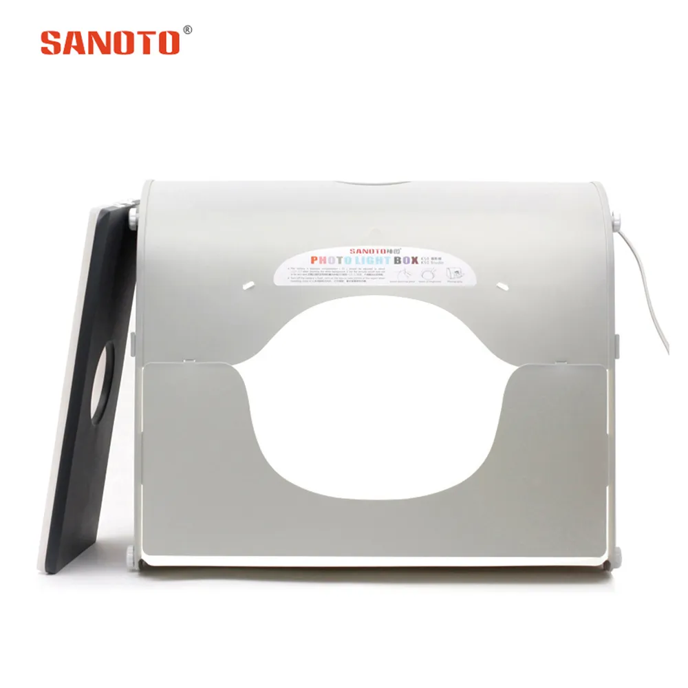 Freeshipping SANOTO K50 20 "x 16"전문가 휴대용 휴대용 사진 스튜디오 사진 상자 내장 조명 스튜디오 미니 무단 조명 상자