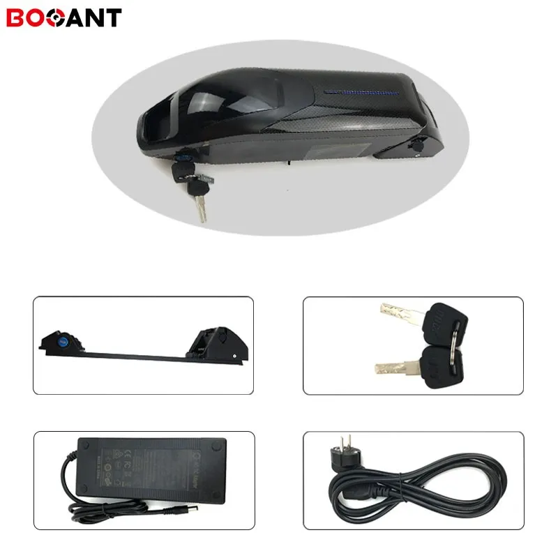 Beste lithium ion batterij 18650 36V + Switch + USB oplaadbare elektrische fiets lithium batterij 36V 18AH voor BAFANG 850W motor