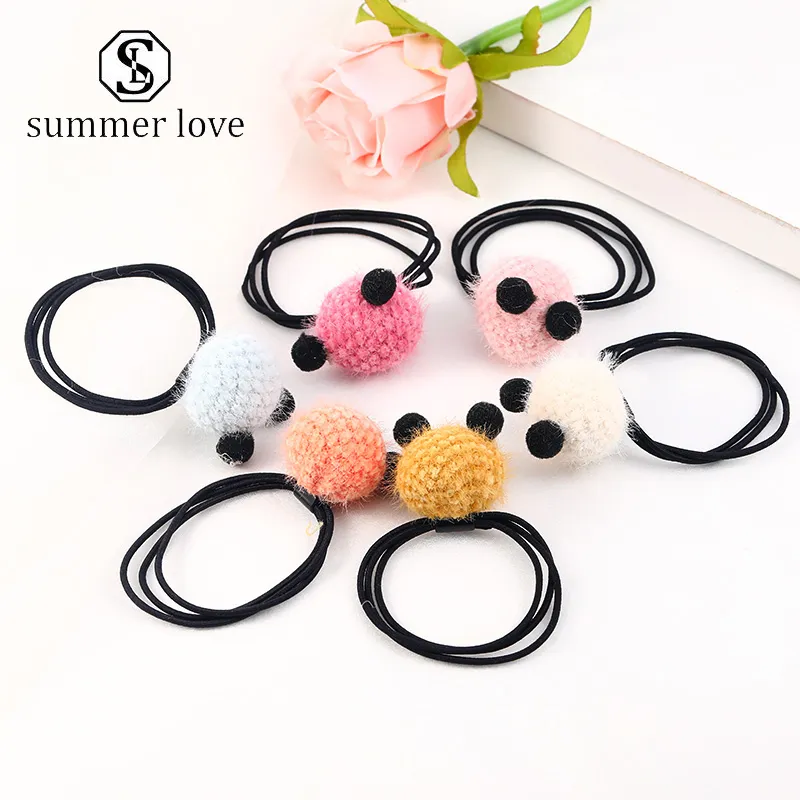 Latest Rubber Hairball Hair Rope Cute Elastic Hair Headband Ponytail