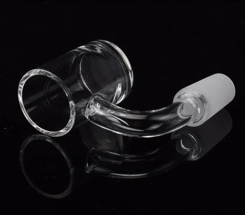 XL Quartz Bangers Flat Top Banger 5mm d'épaisseur Bas 10mm 14mm 18mm Joint 45/90 Degrés pour Dab Rig