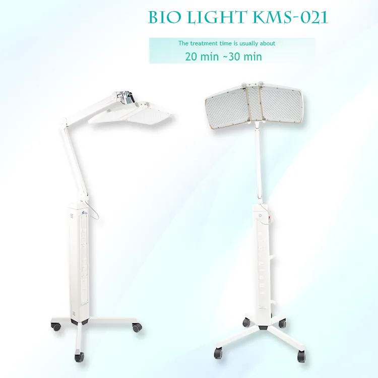 New 7 LED Skin Rejuvenation 120mw High power Floor Standing Professional led pdt bio-light therapy machine Red light Blue light Infrared light therapy