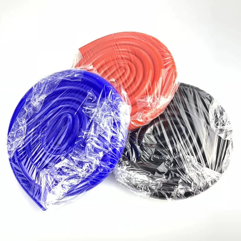Joli tuyau en silicone coloré Tube souple Résistant à la chaleur Conception innovante portable pour narguilé Shisha Pipe Poignée Embouchure Embouts