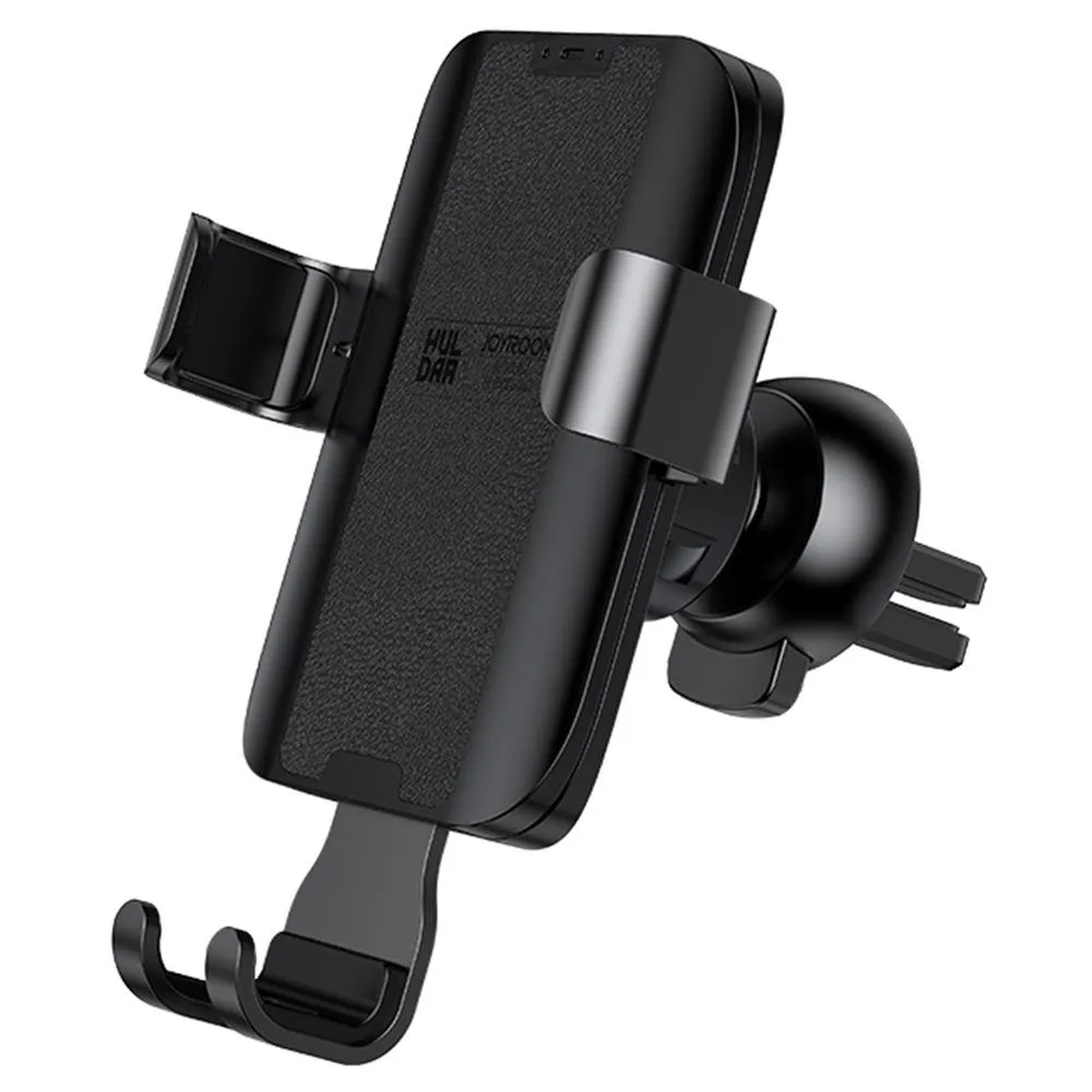 Joyroom JR-ZS178 Support de téléphone par gravité pour grille d'aération de voiture Support pliant télescopique pour smartphone de 4,0 à 6,5 pouces - Noir