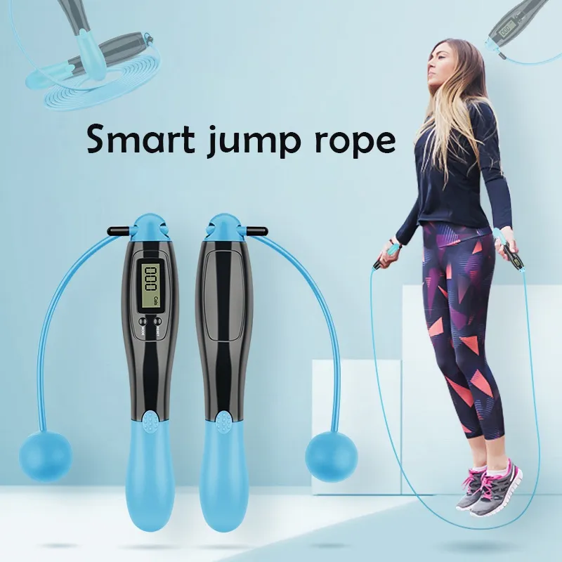 2.8m corde à sauter électronique Intelligent comptage sans fil corde à sauter perdre du poids Fitness entraînement saut Cuerda Deporter