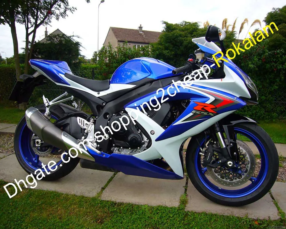 Blue And White Injection Molded Bodywork 2009 Gsxr 1000 Fairings For Suzuki GSXR600 R750 K8 2008 2010 From Shopping2cheap 411.51 DHgate.Com