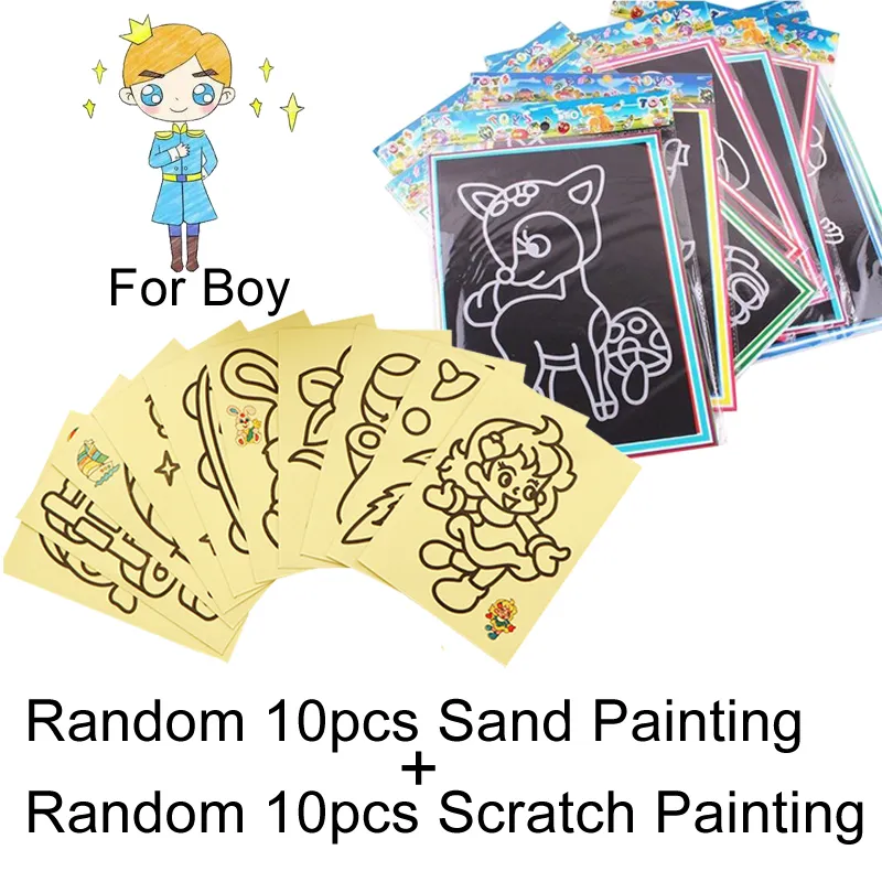 Scratch Paintings, Educational Toys