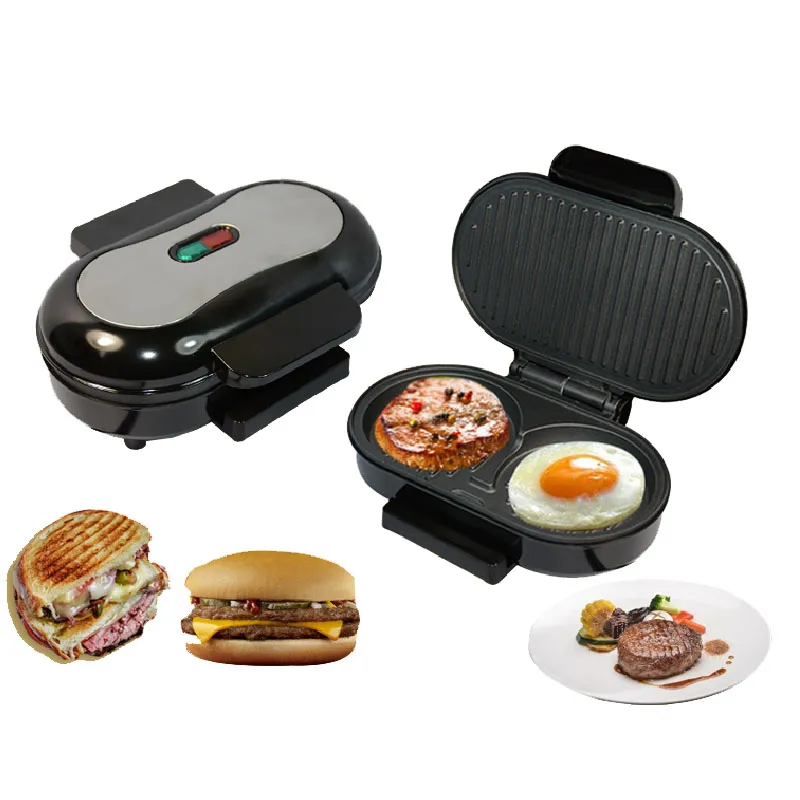 Beijamei kleine Steak-Hamburger-Maschine, Eier-Bratpfanne, elektrische Sandwich-Maschine, Brotbackofen, Frühstück, Grill-Maschine
