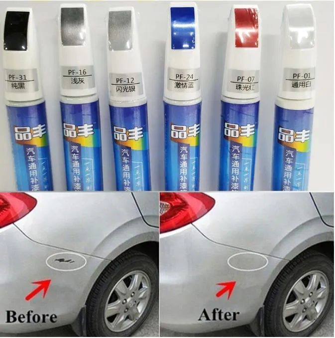 Silver Car Paint Repair Pen Scratch Remover Touch Up Clear Coat Applicator  Tool