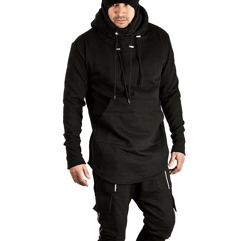 Herren Hoodies Sweatshirts Herren Herbst Winter Hoodied Solid Fleece Mode Lässig Stil Streetwear