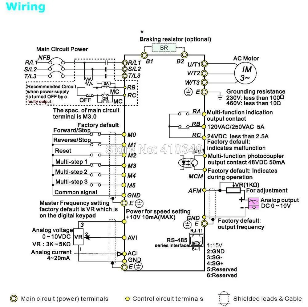 VFD wiring