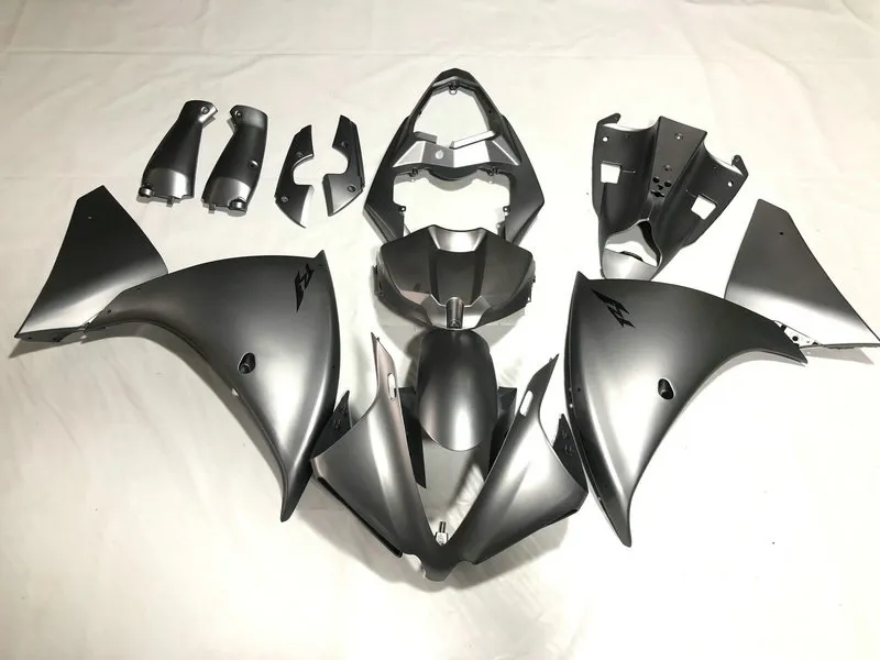 Kit de carrosserie de carénage d'injection pour YAMAHA YZFR1 09 10 11 12 YZF R1 2009 2010 2012 YZF1000 Carrosserie de carénage gris + Cadeaux GS04