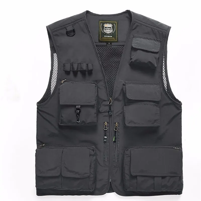 2018 New Arrival Multi Pockets Tactical Vest For Men PLUS SIZE XXL